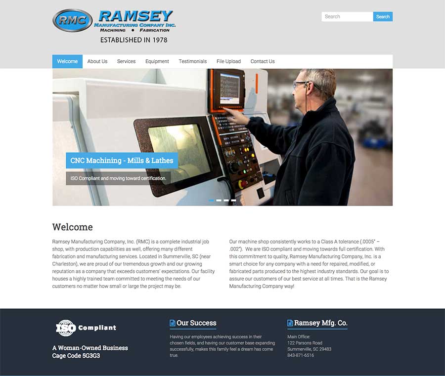 Ramsey Manufacturing Company, Inc.